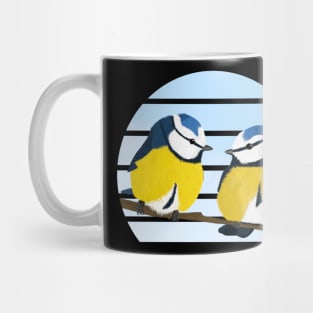 jz.birds Blue tit Bird Animal Art Mug